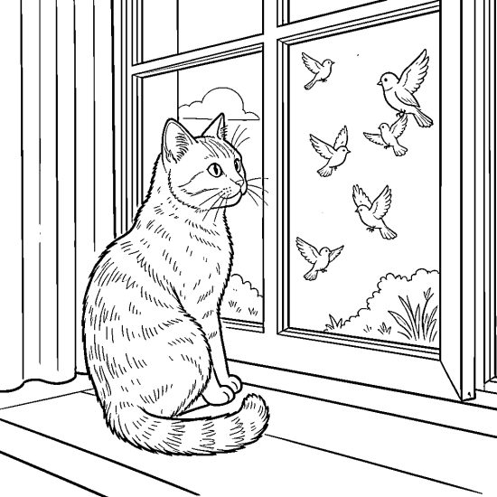 cat window
